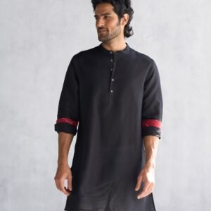Chandni Chowk Kurta - Black