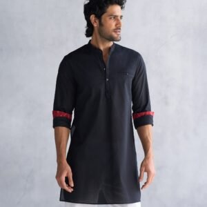 Pondicherry Kurta - Black