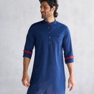 Pondicherry Kurta - Navy