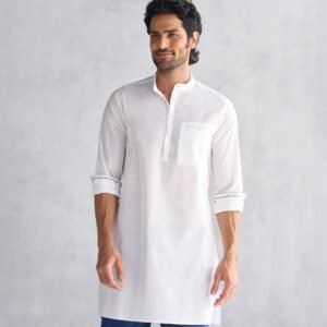 Pondicherry Kurta - White