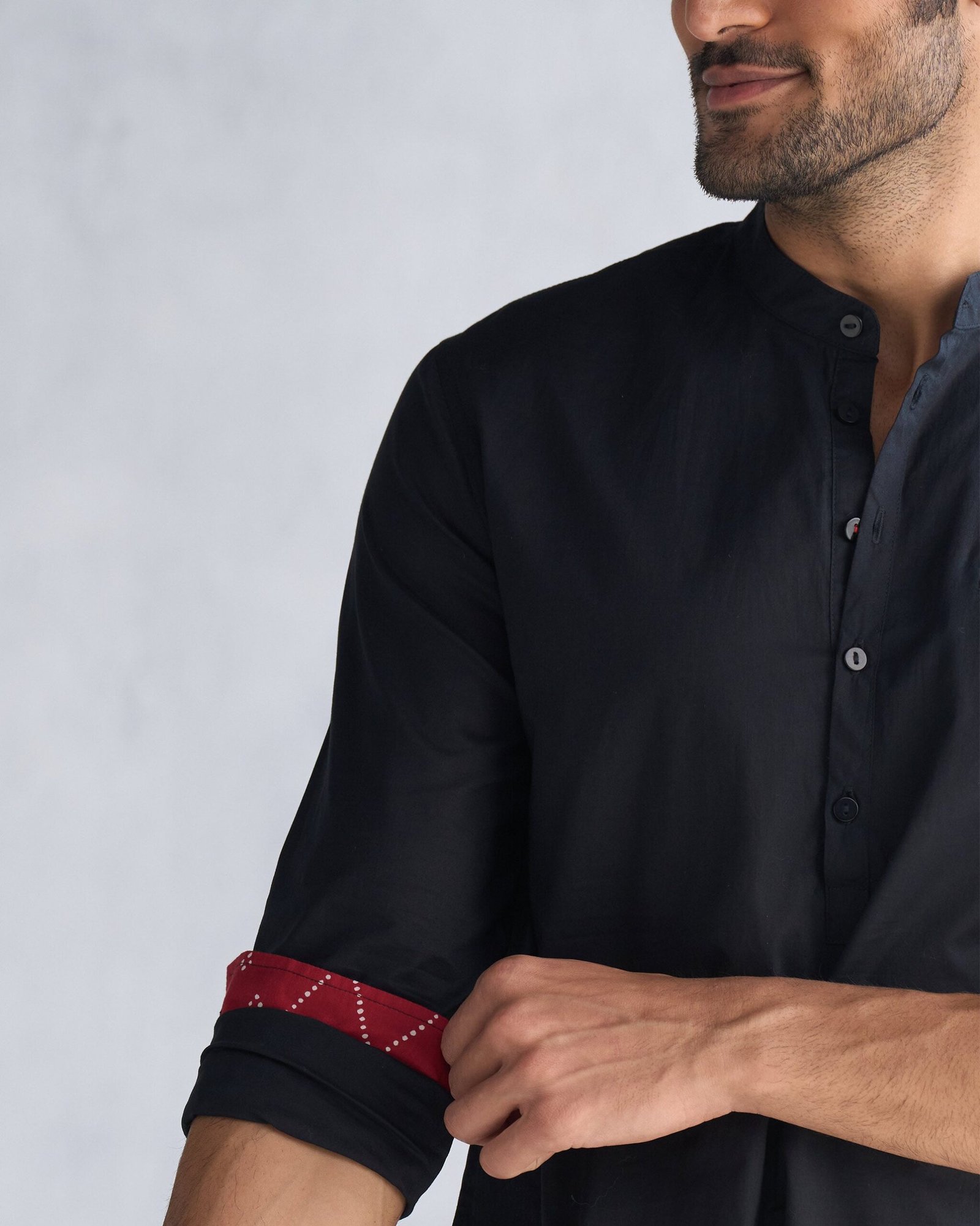 Pondicherry Kurta - Black - Image 2