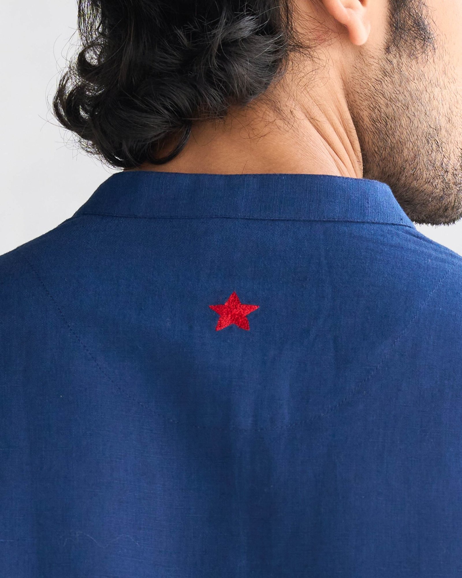 Chandni Chowk Kurta - Navy - Image 2