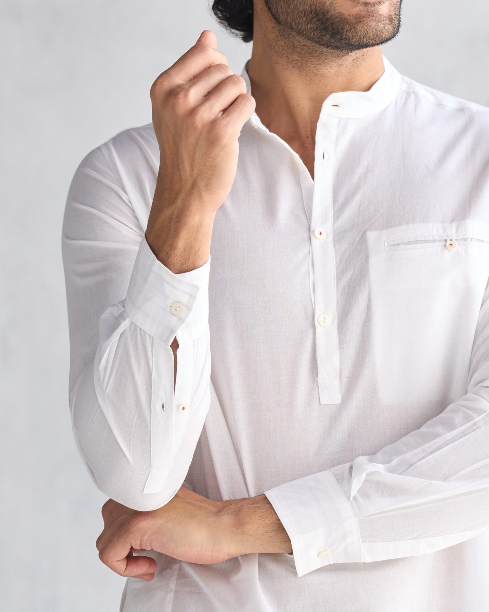 Pondicherry Kurta - White - Image 3