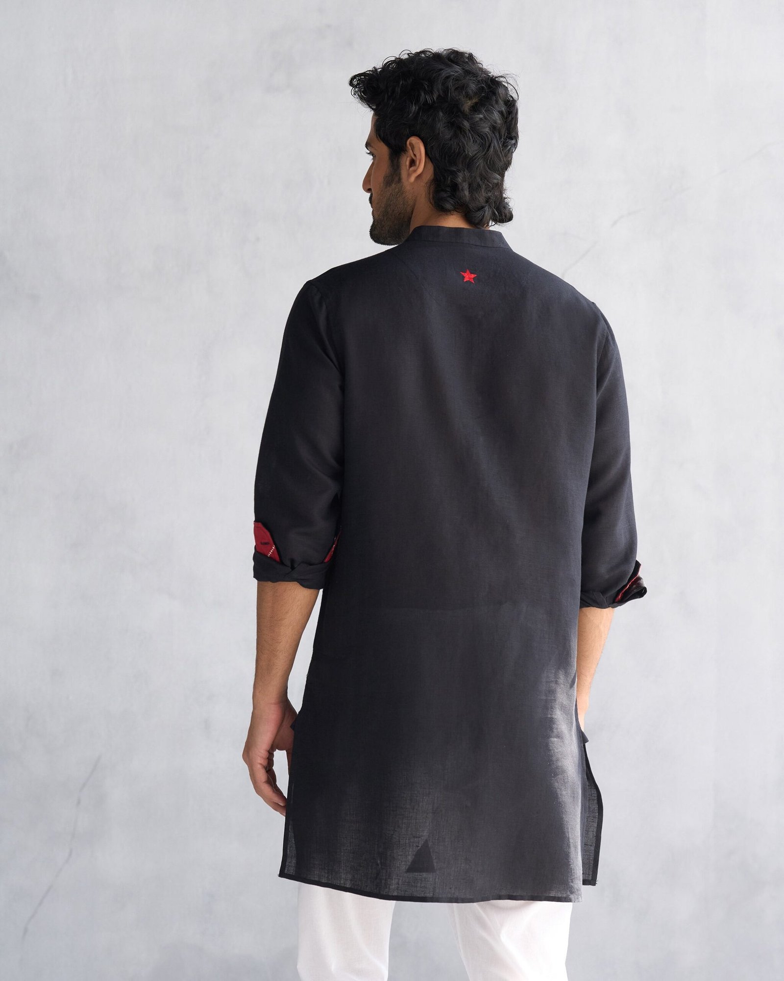 Chandni Chowk Kurta - Black - Image 6