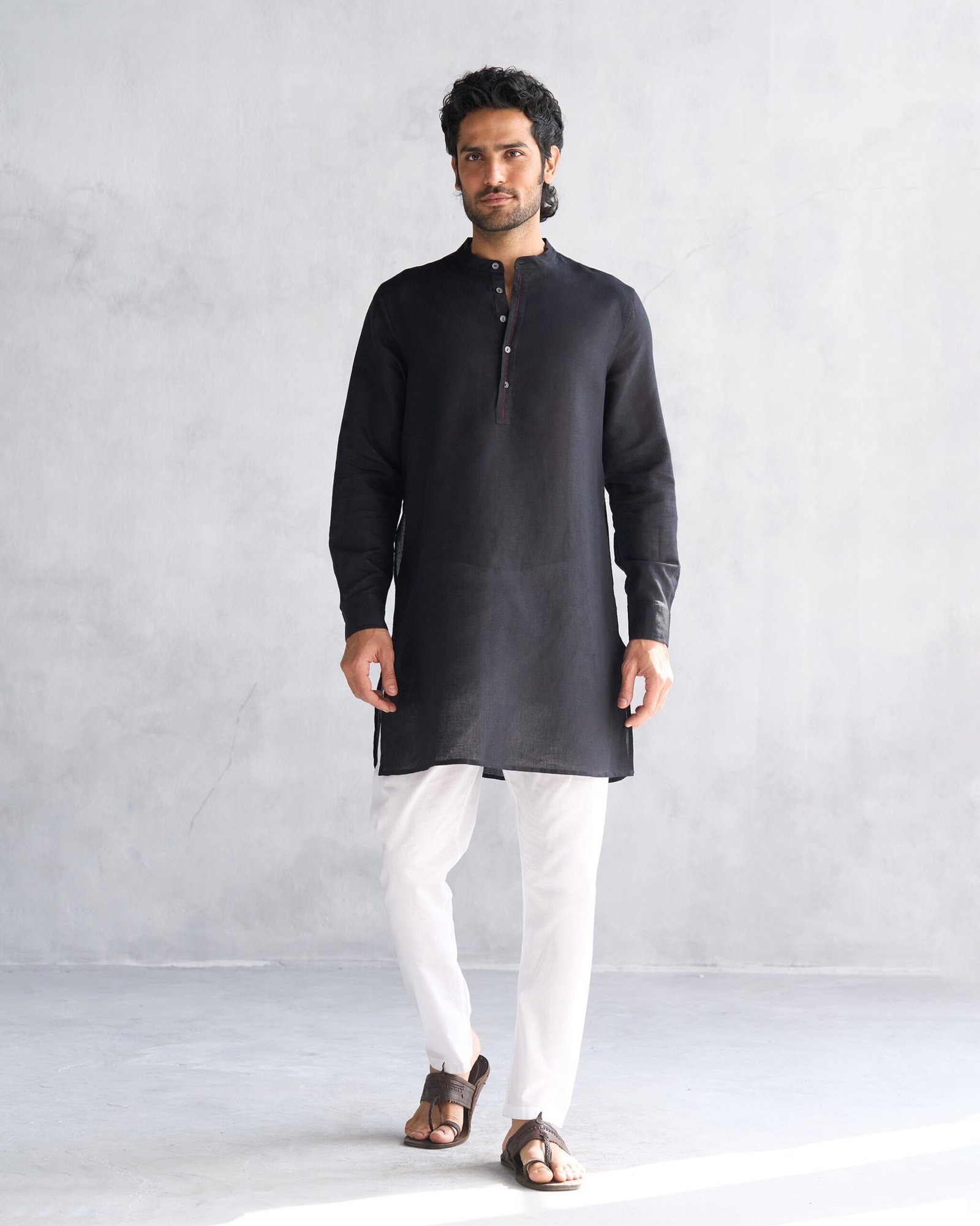 Chandni Chowk Kurta - Black - Image 7