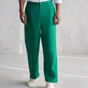 Pleated Pants - Green