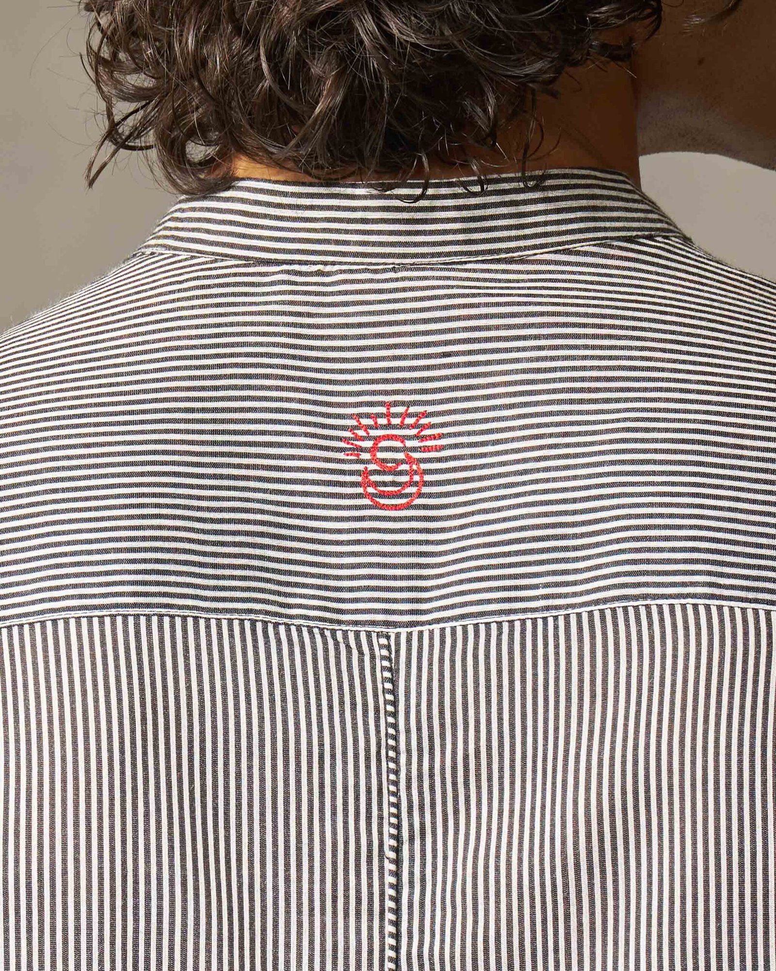 Revel Kurta - Black & Ivory Stripes - Image 2