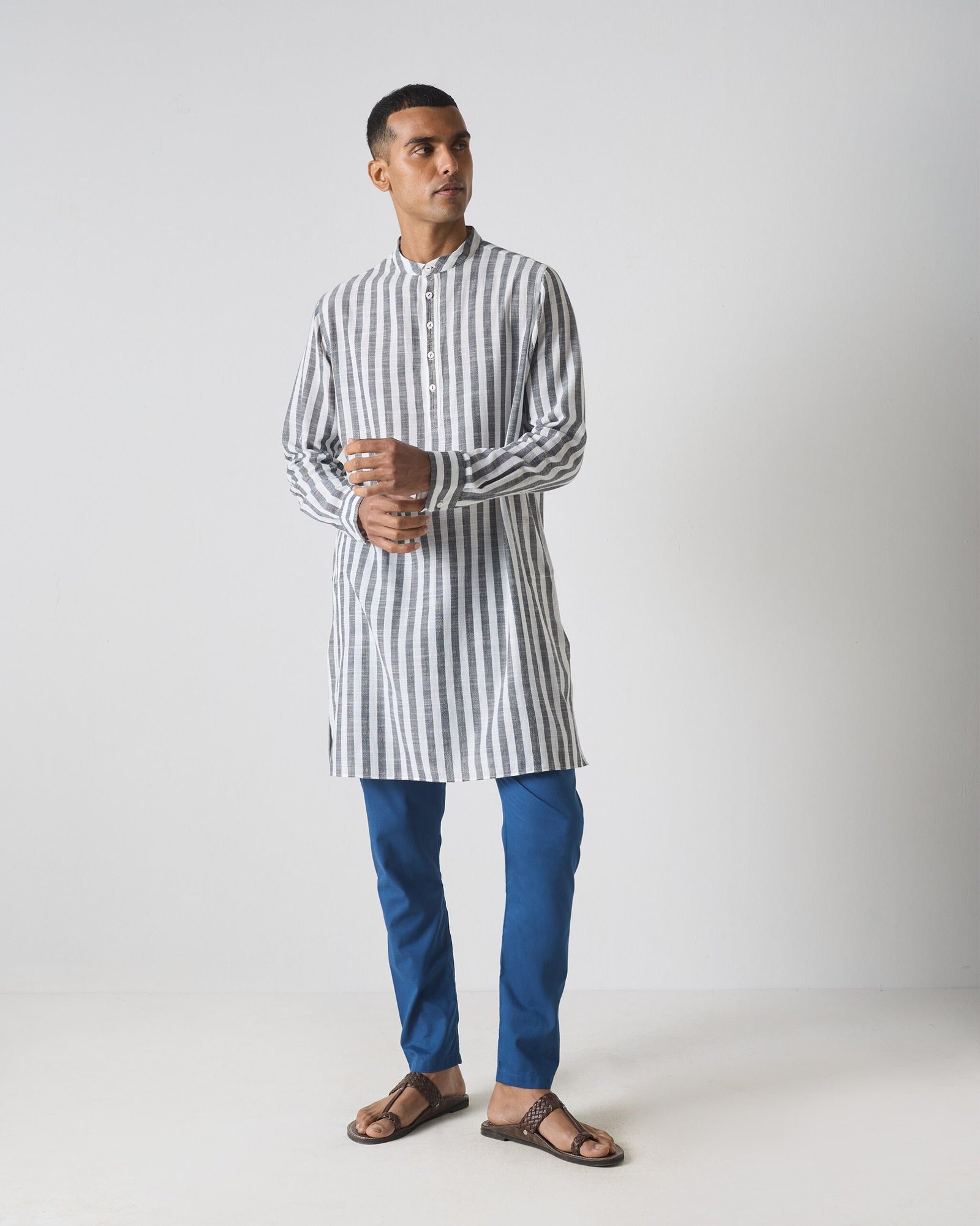 Chandni Chowk - Black & White Stripes - Image 6