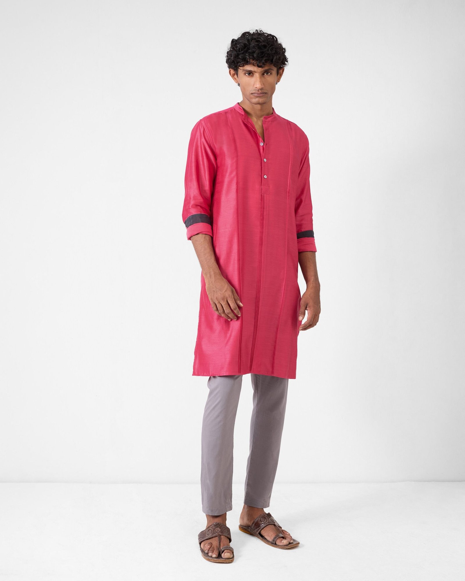 Naaz Kurta - Watermelon - Image 2
