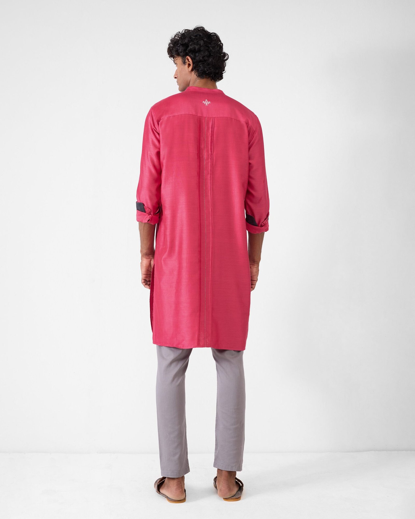 Naaz Kurta - Watermelon - Image 3