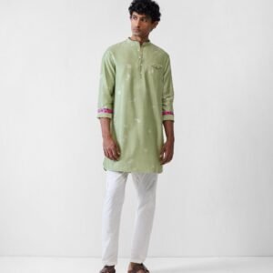 Fort Kurta - Mint Printed