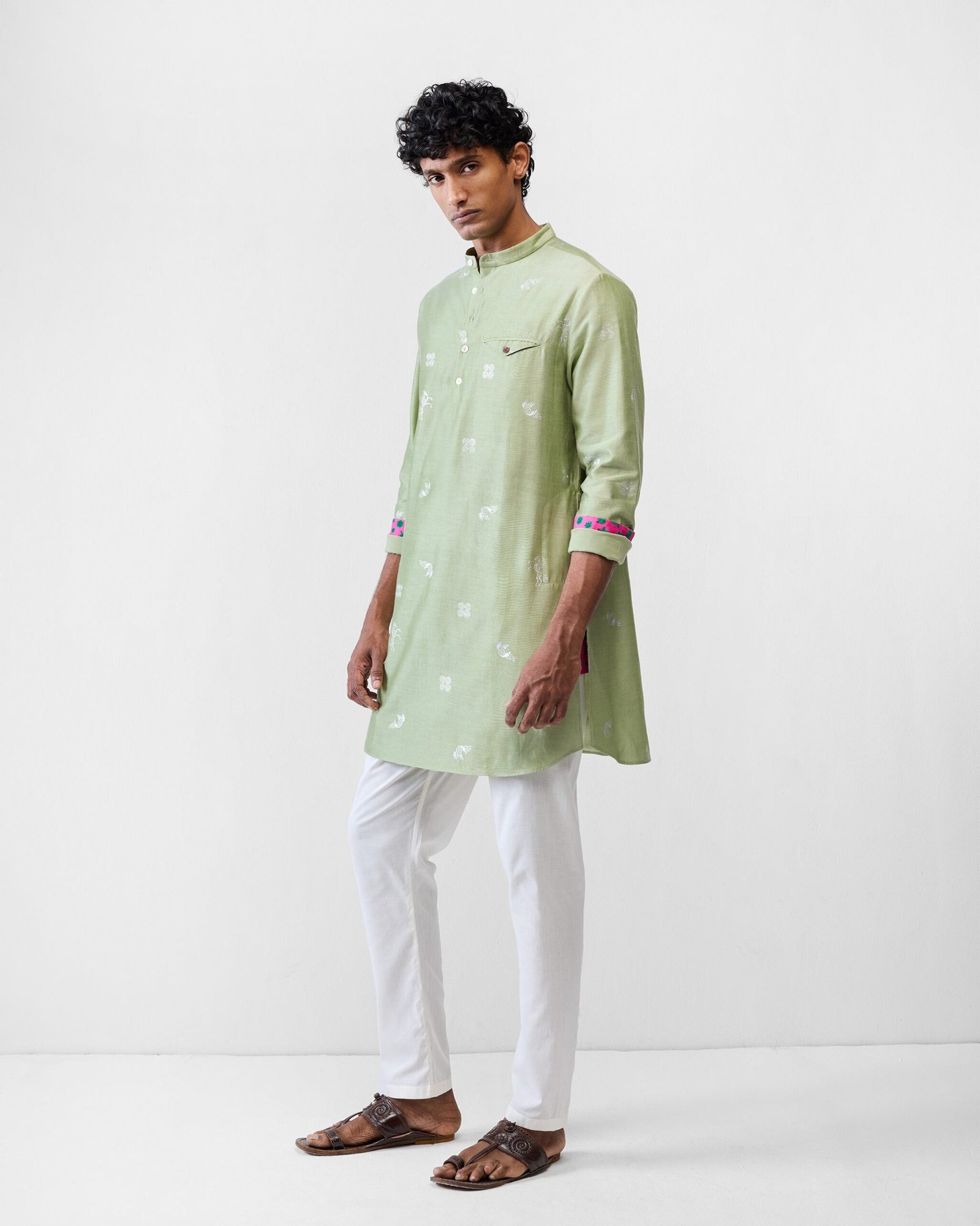 Fort Kurta - Mint Printed - Image 3