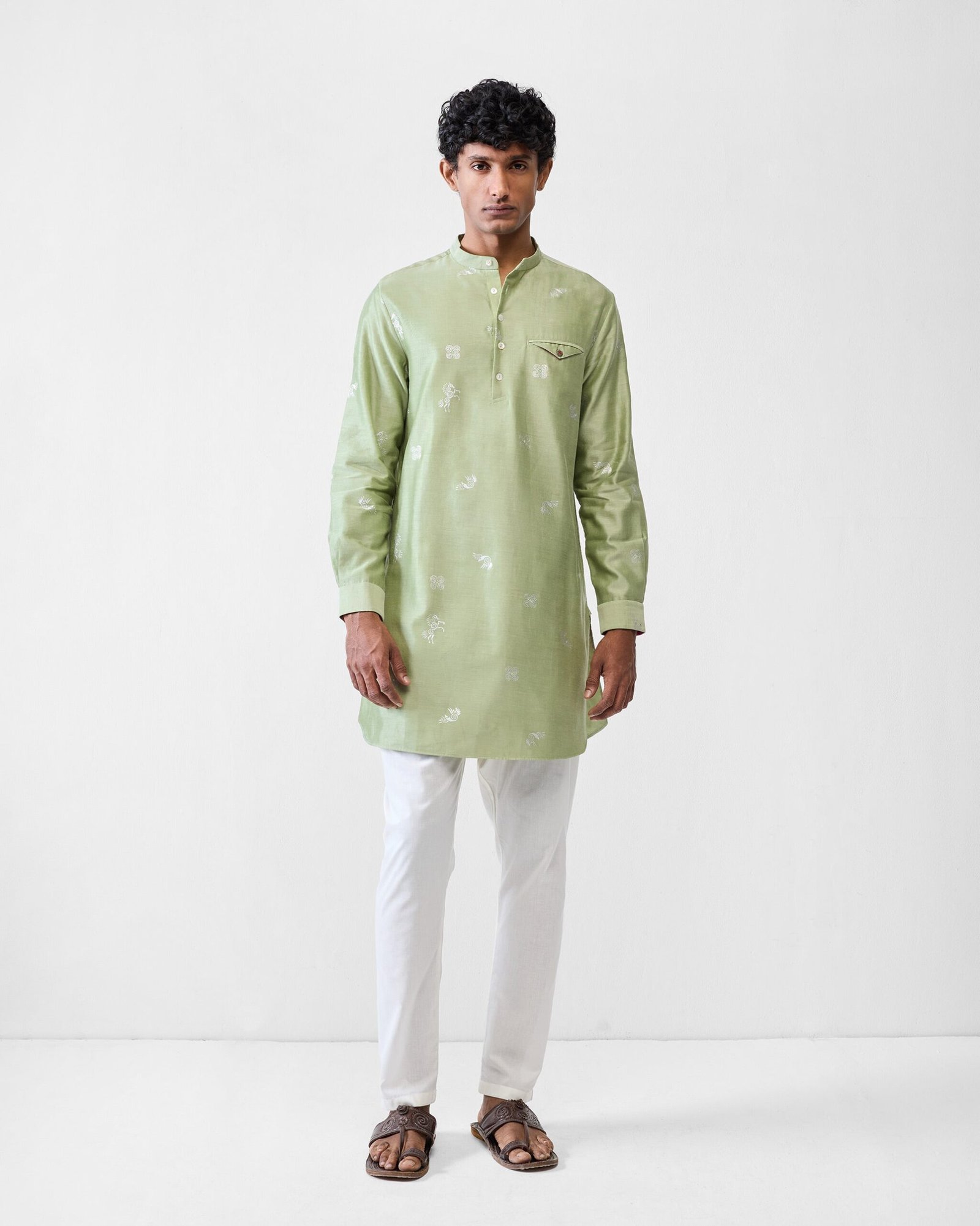 Fort Kurta - Mint Printed - Image 6