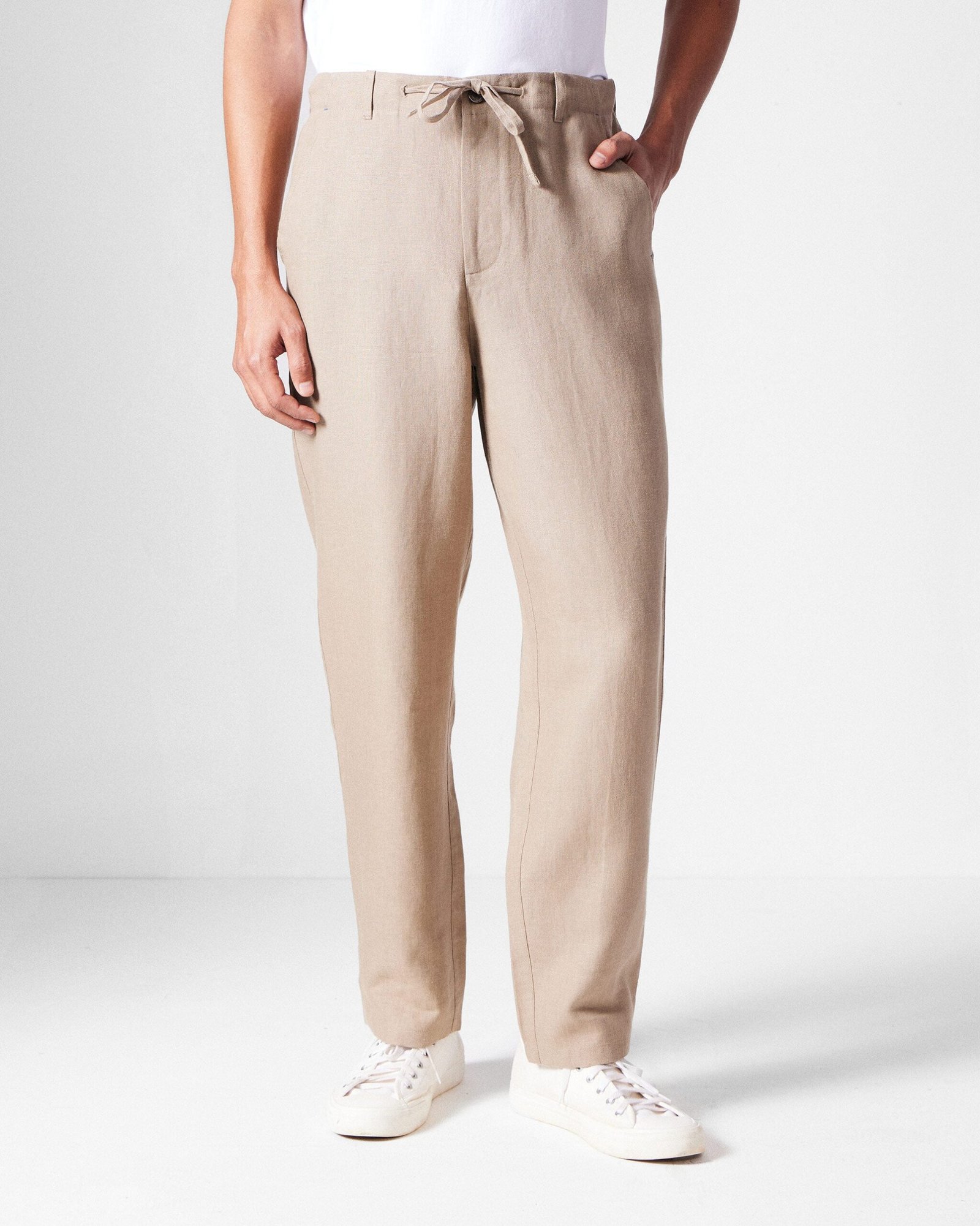 Karo Pants - Light Brown