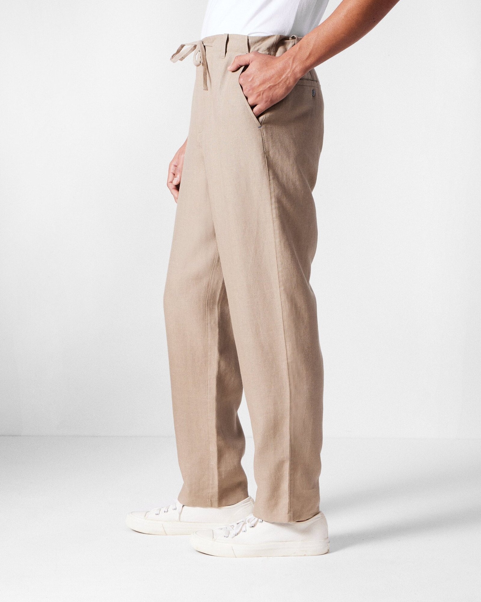 Karo Pants - Light Brown - Image 2