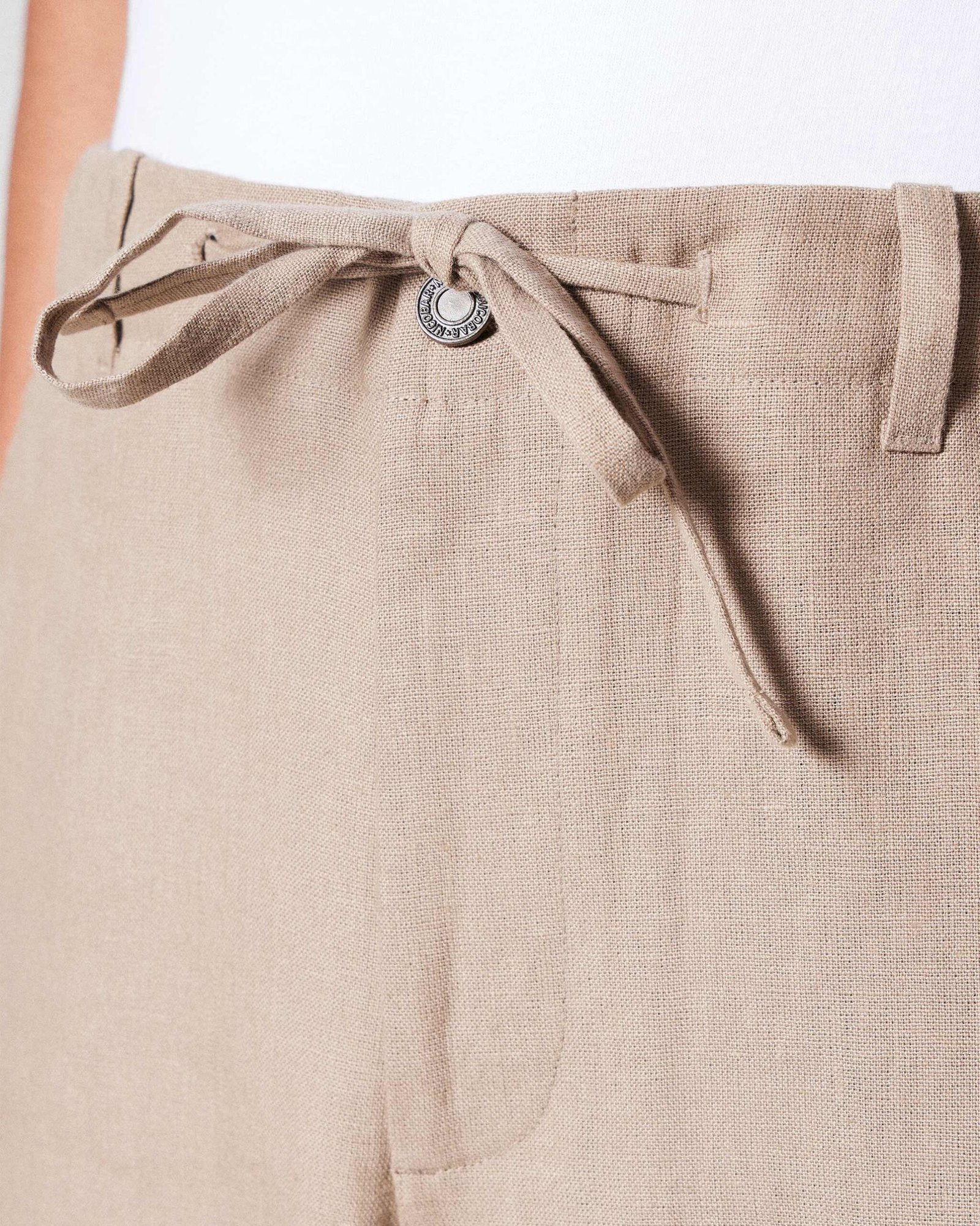 Karo Pants - Light Brown - Image 3