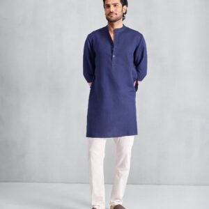Chandni Chowk Kurta - Ink Blue