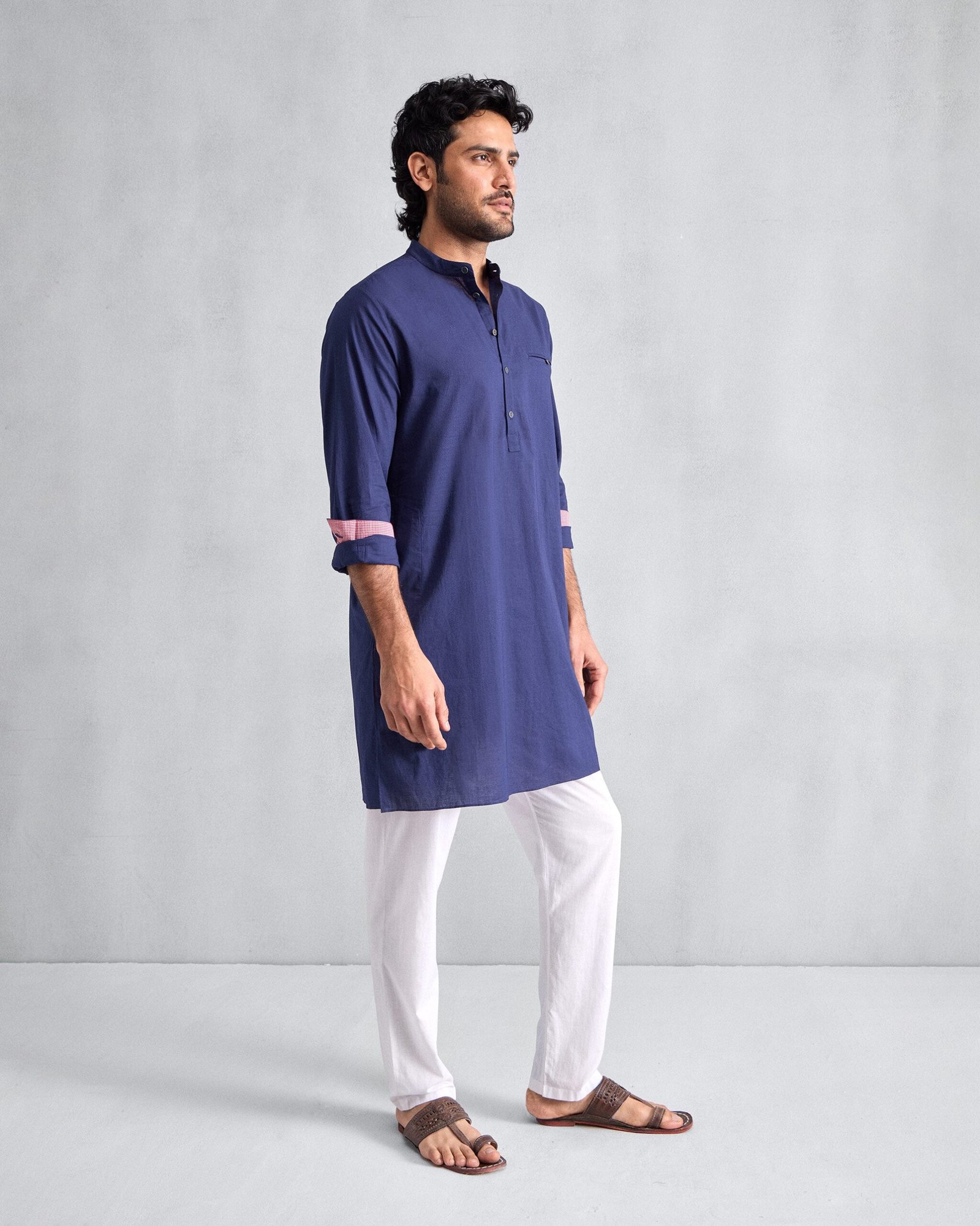 Pondicherry Kurta - Ink Blue - Image 2