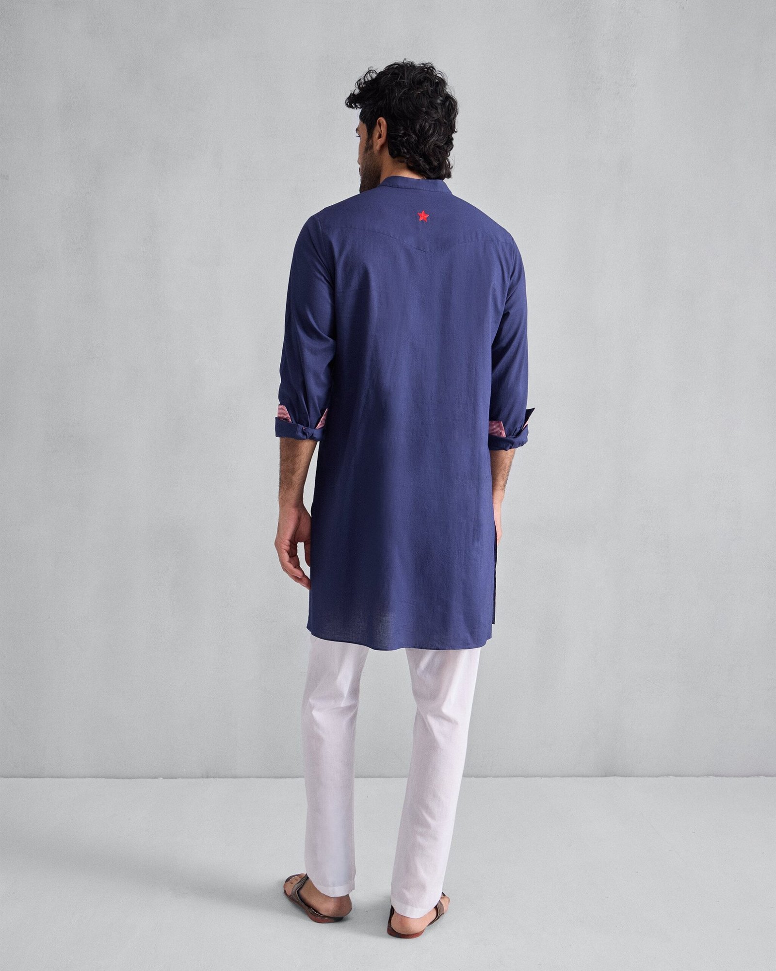 Pondicherry Kurta - Ink Blue - Image 3