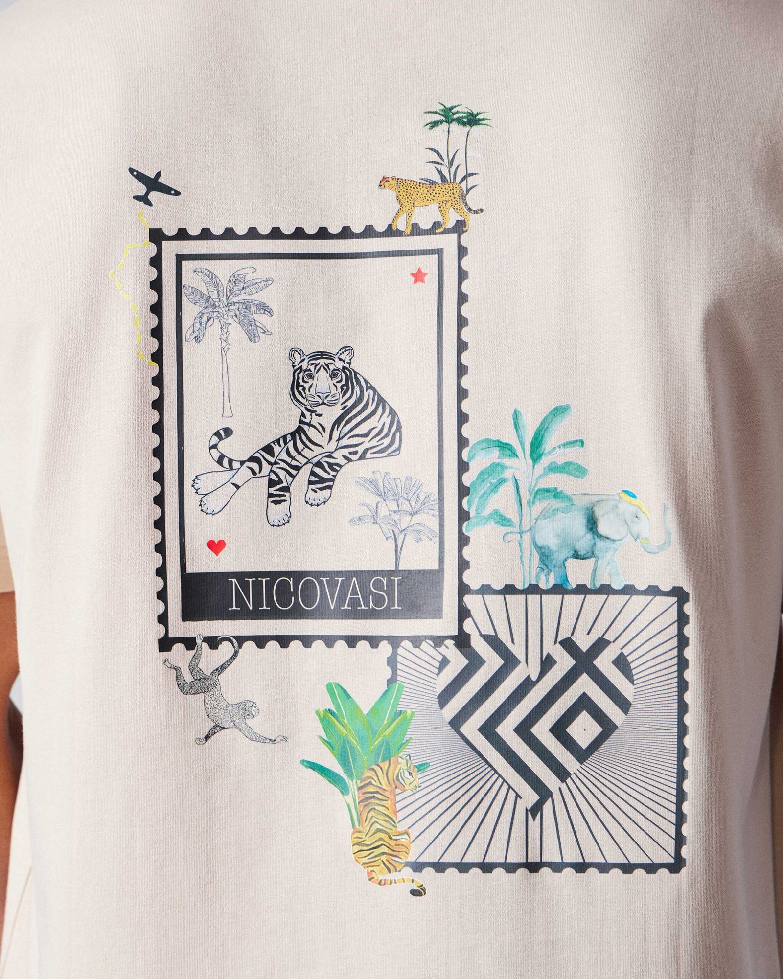 Postal T-Shirt - Beige - Image 4