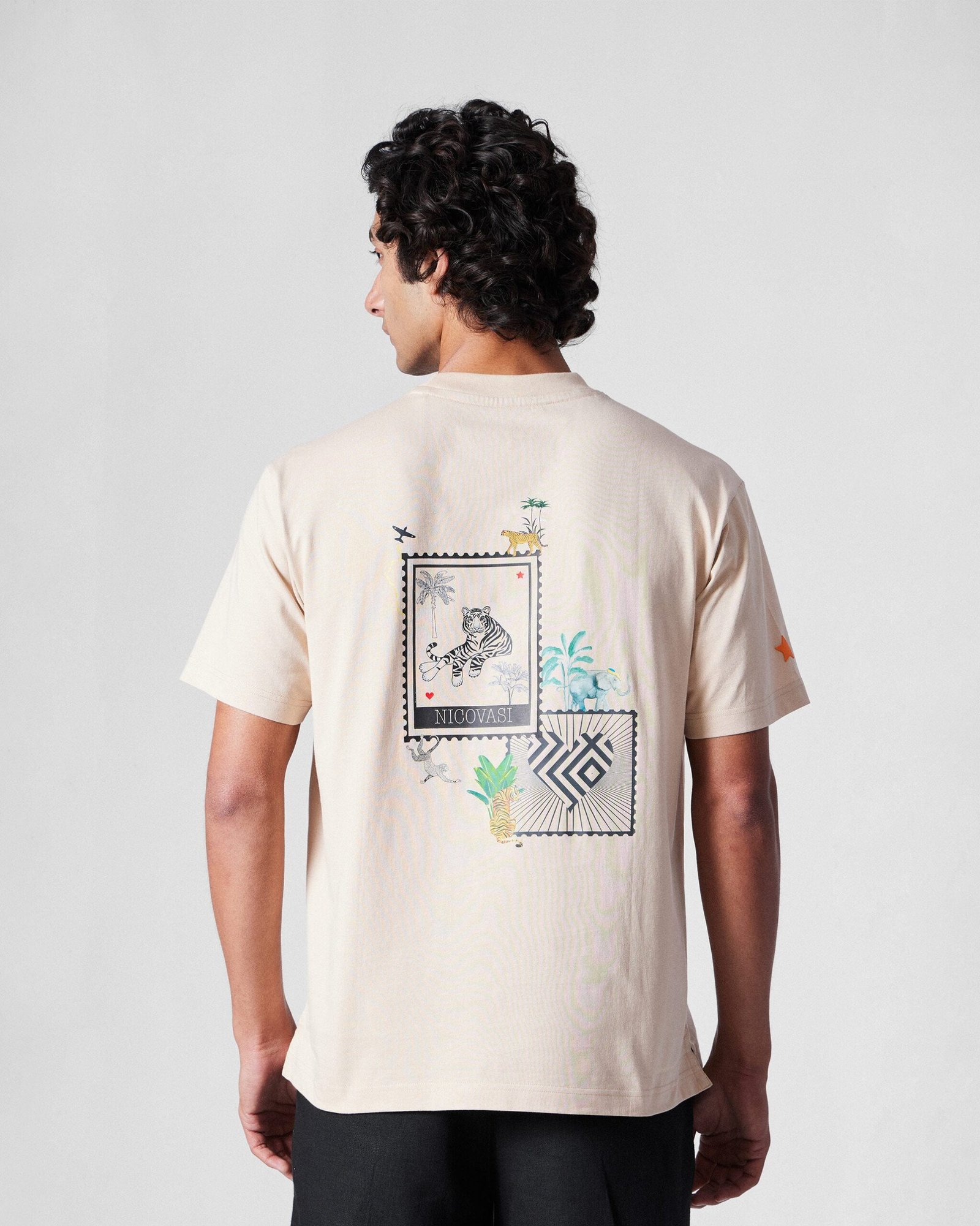 Postal T-Shirt - Beige - Image 7