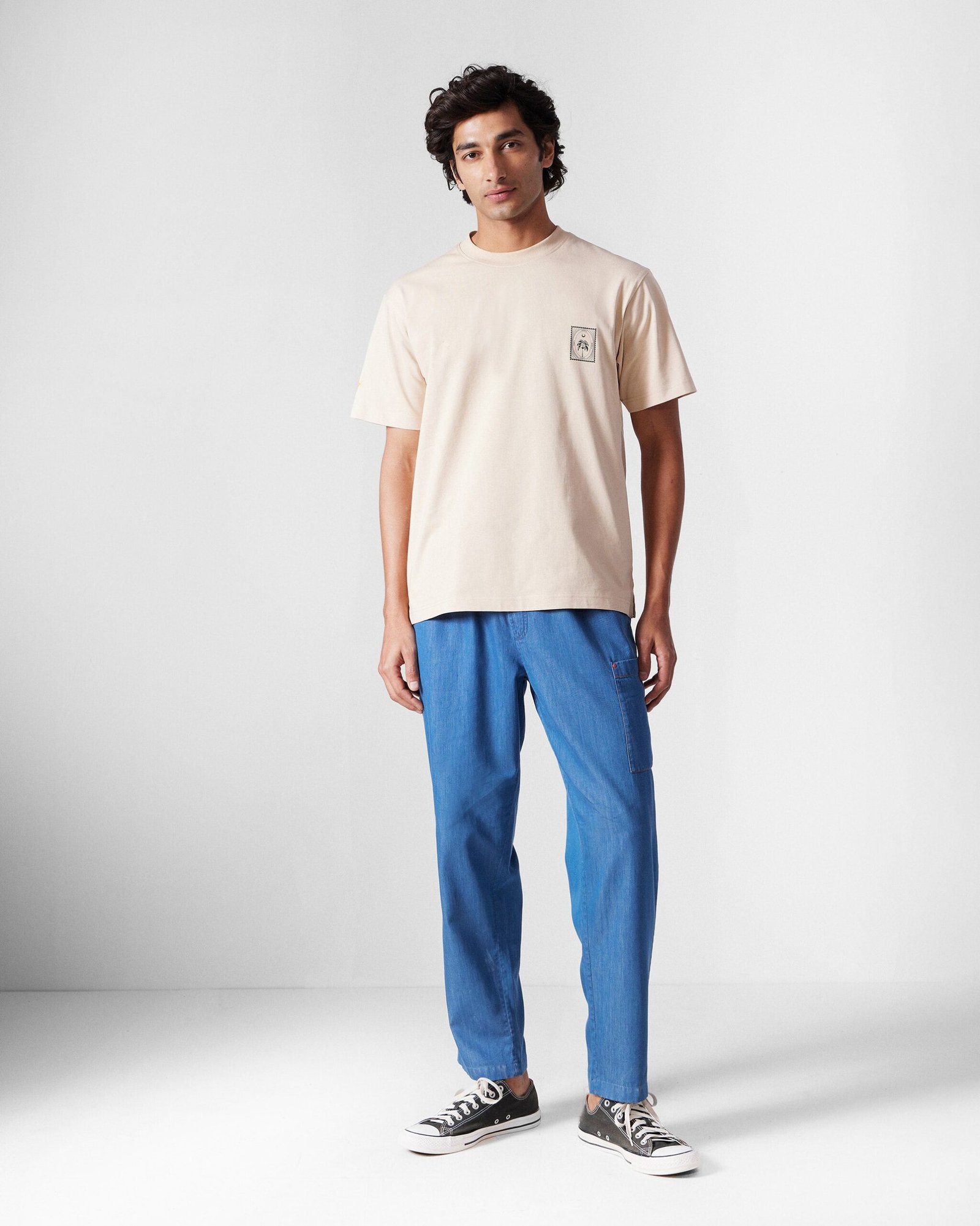 Postal T-Shirt - Beige - Image 8