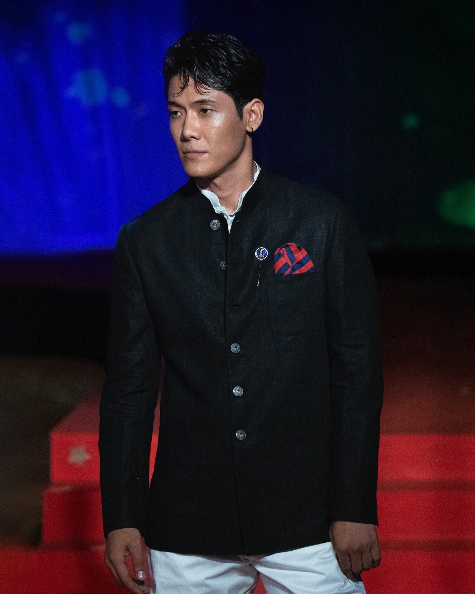 Gaur Bandhgala - Black - Image 3