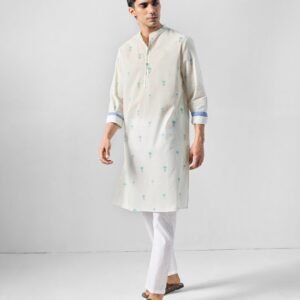 Astral Kurta - Printed Organic Cotton Voile Relaxed Fit