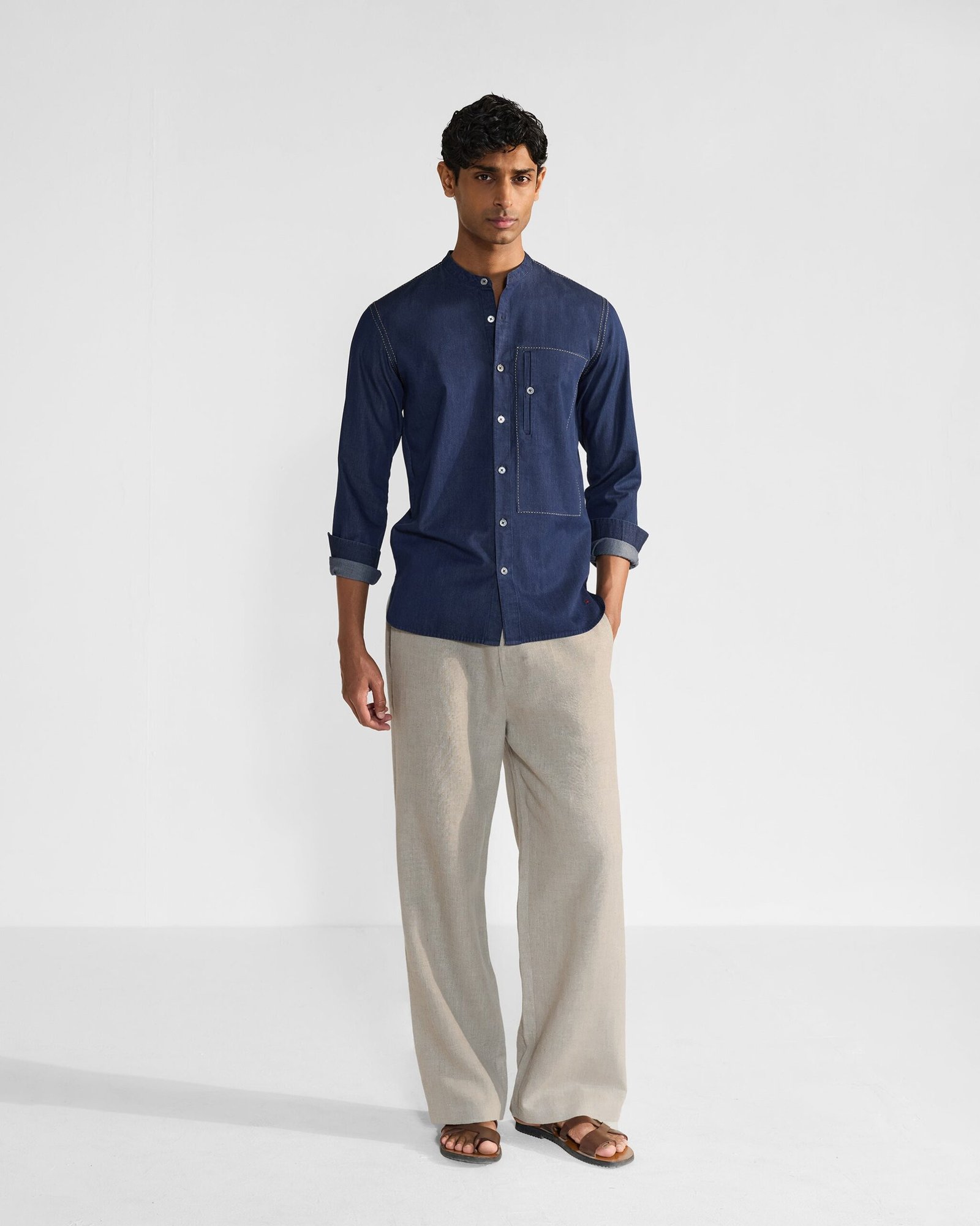Ibex Trousers - Beige - Image 7
