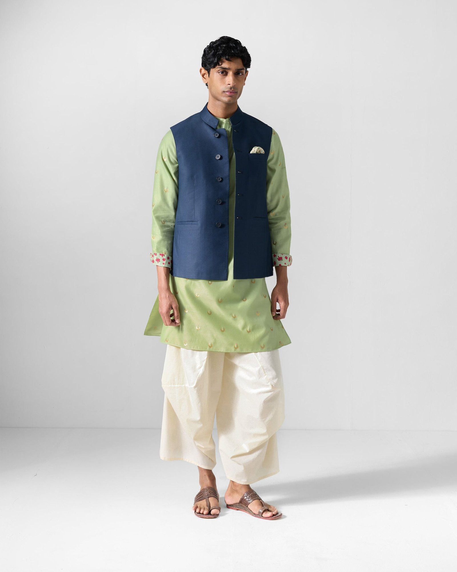 Astral Kurta - Mint Green - Image 10