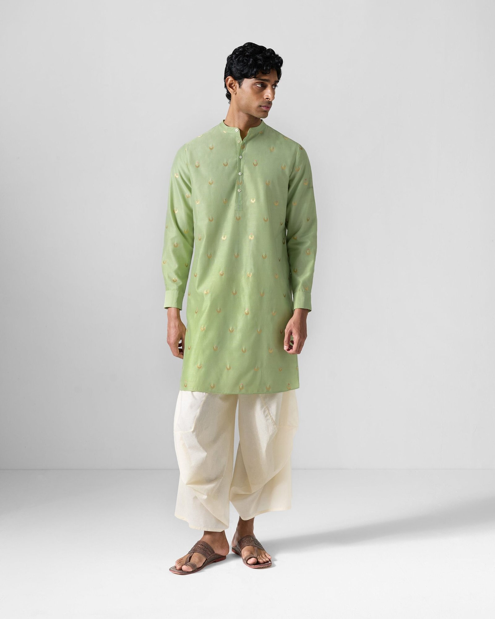 Astral Kurta - Mint Green - Image 3