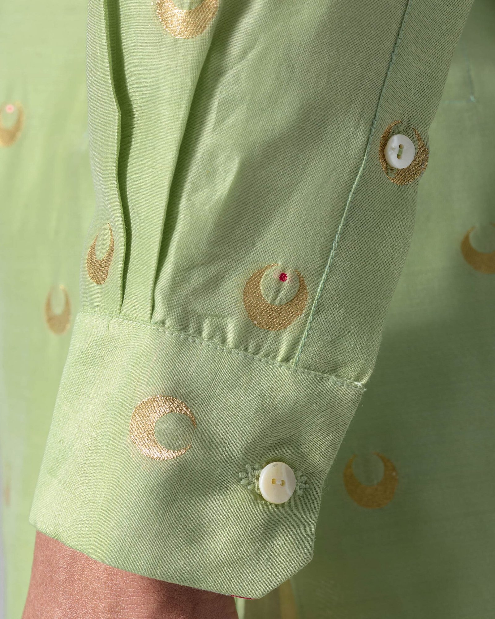 Astral Kurta - Mint Green - Image 4