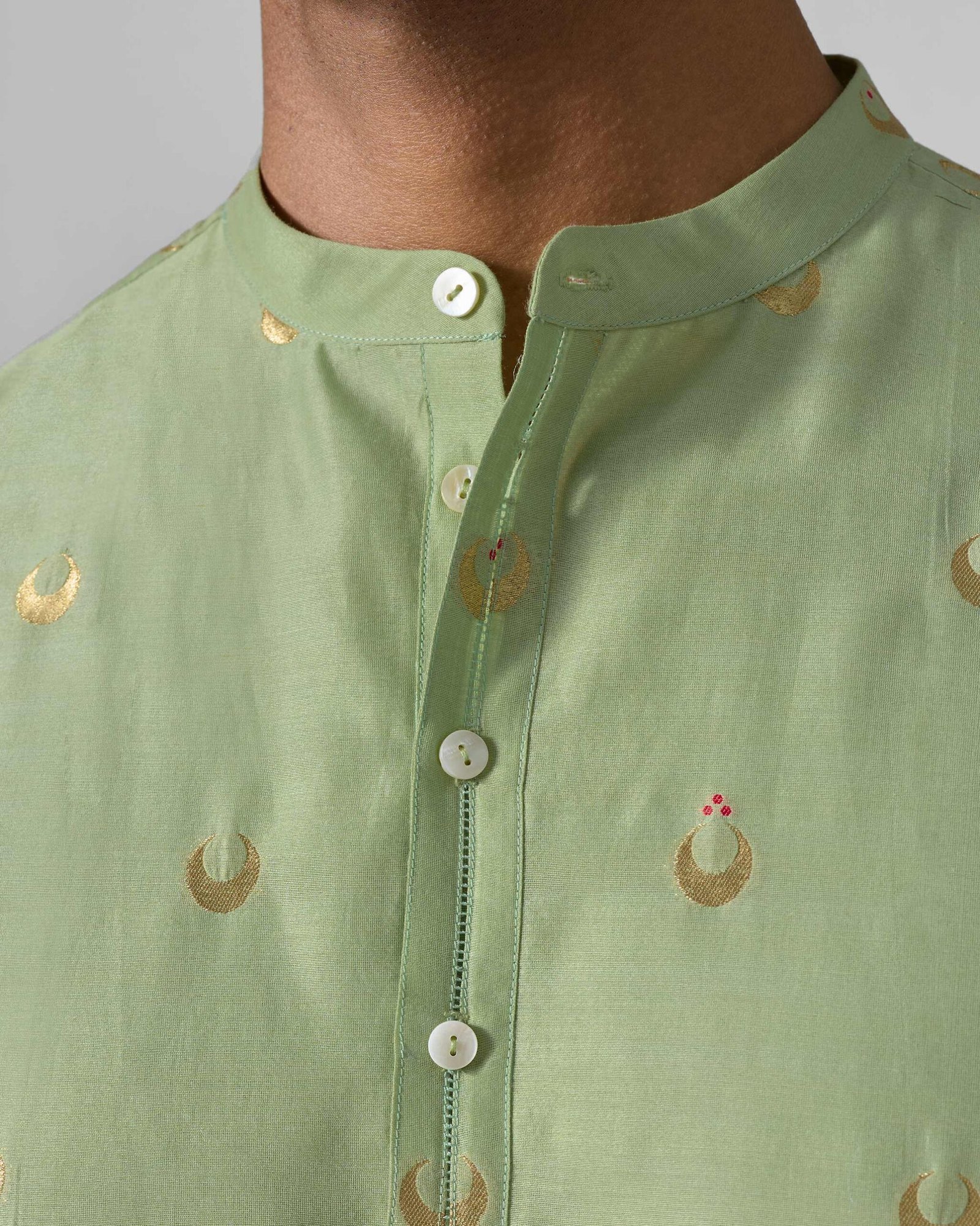 Astral Kurta - Mint Green - Image 5