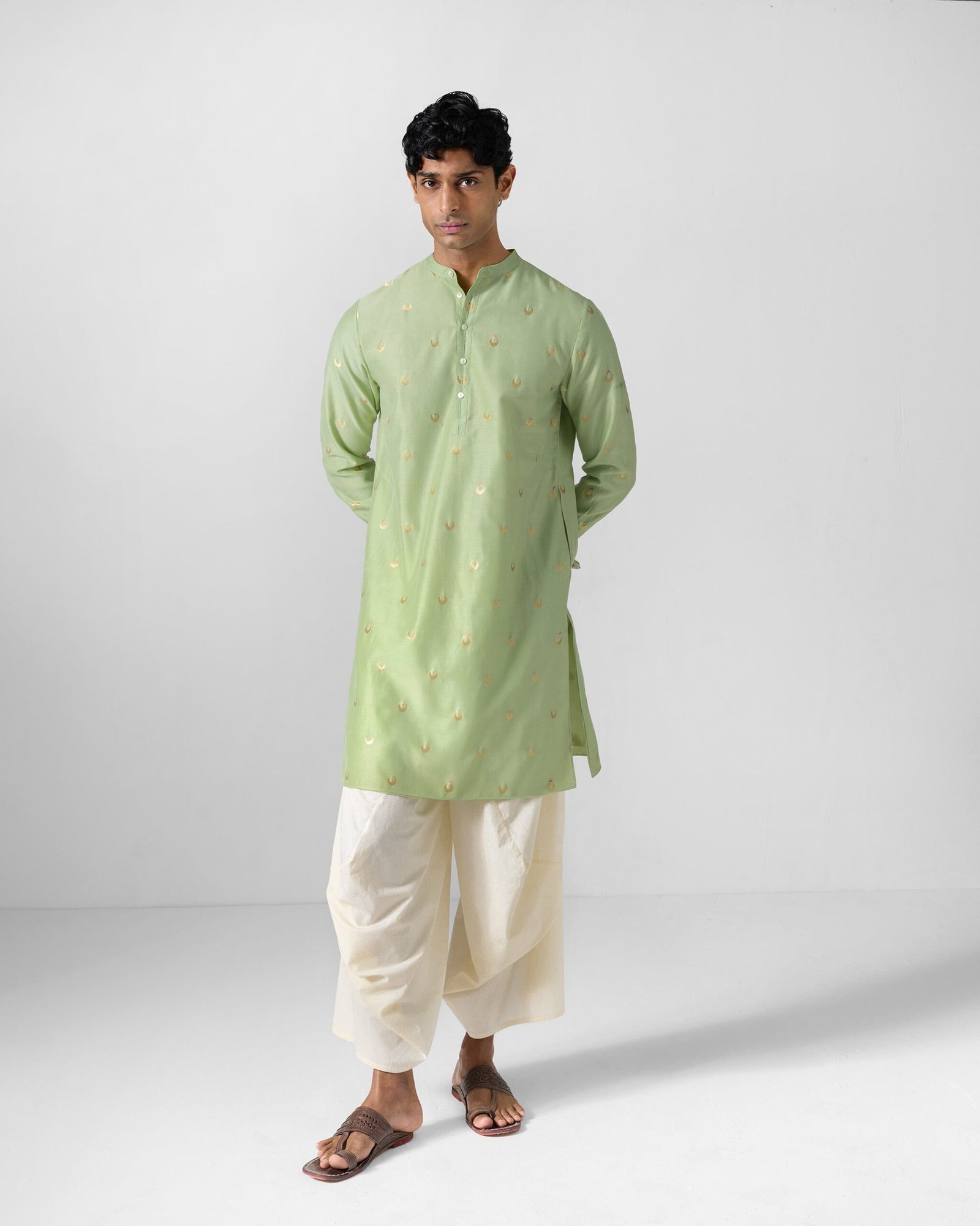Astral Kurta - Mint Green - Image 8