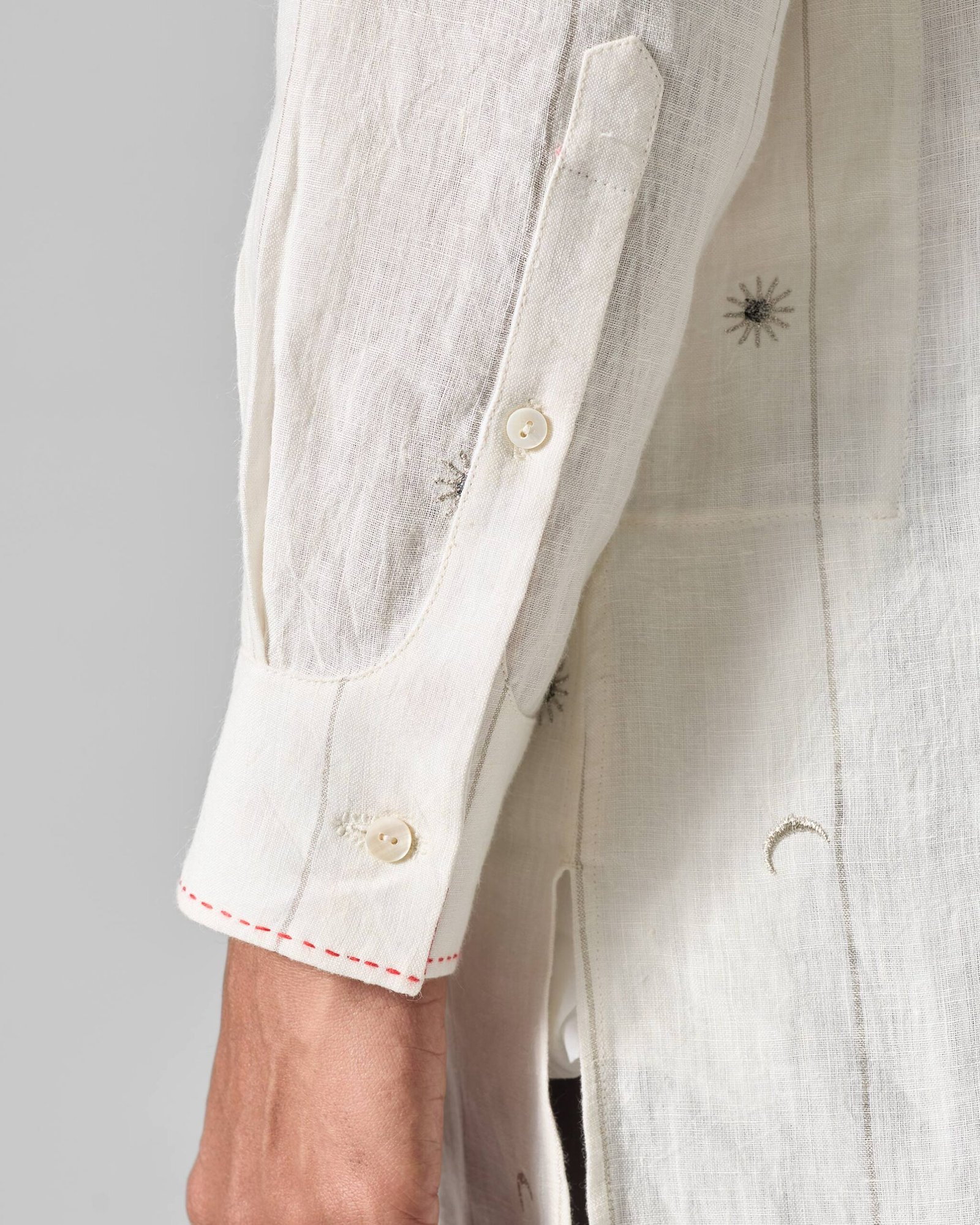 Shaam Kurta - Ivory Embroidered - Image 5