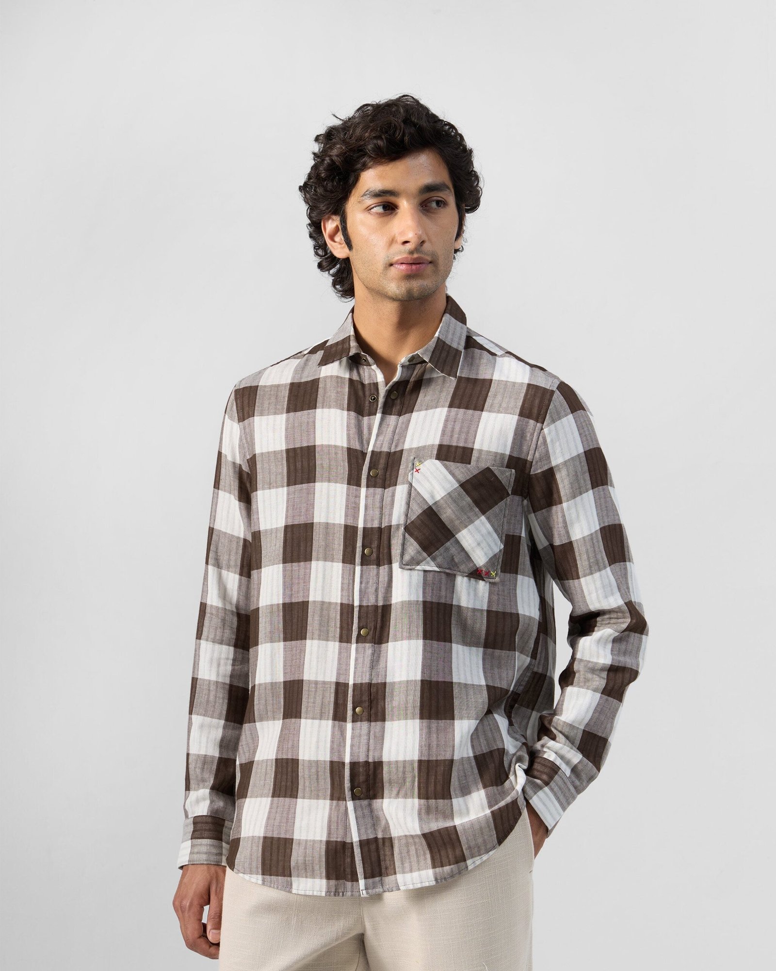 Milaan Reversible Shirt - Cotton Classic Fit - Image 4