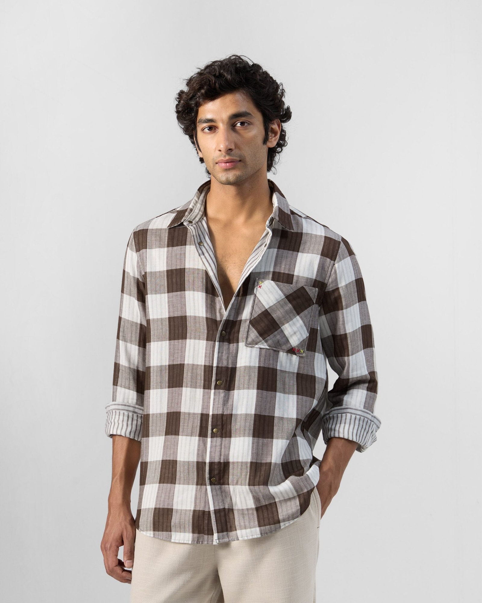 Milaan Reversible Shirt - Cotton Classic Fit - Image 5