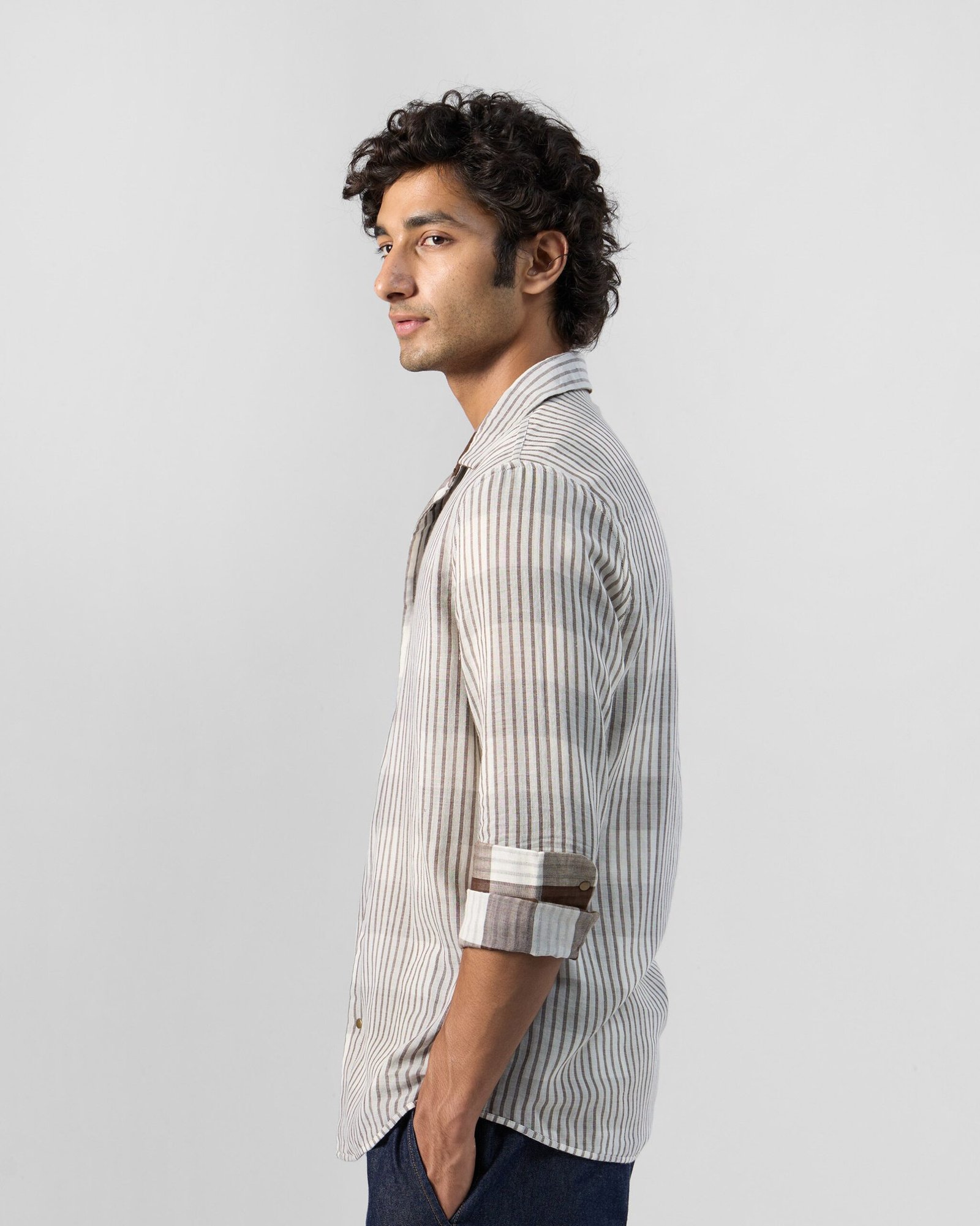 Milaan Reversible Shirt - Cotton Classic Fit - Image 8