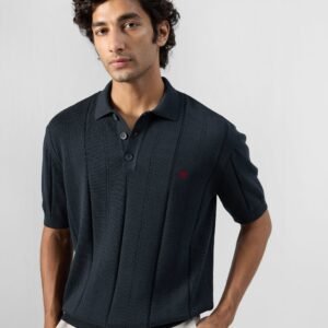 Midnight Polo T-Shirt - Cotton Knit Regular Fit