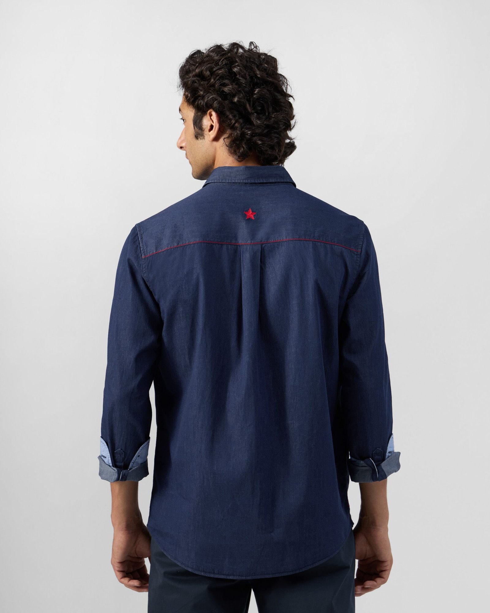 Classic Shirt - Cotton Denim Classic Fit - Image 3