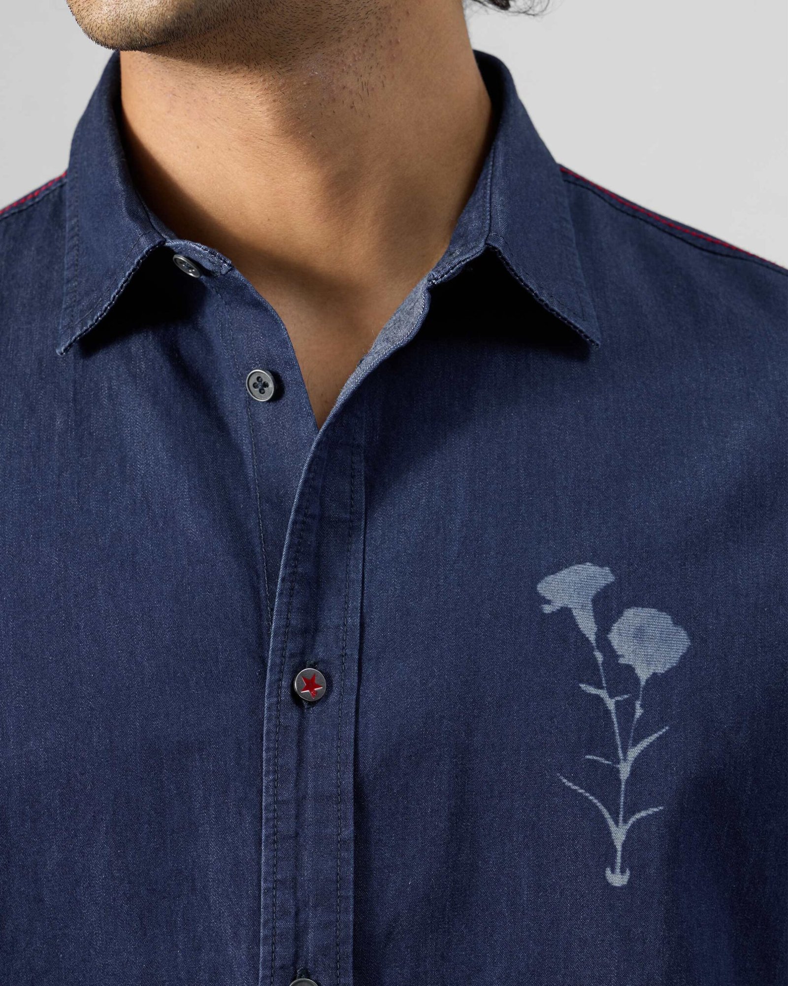 Classic Shirt - Cotton Denim Classic Fit - Image 4