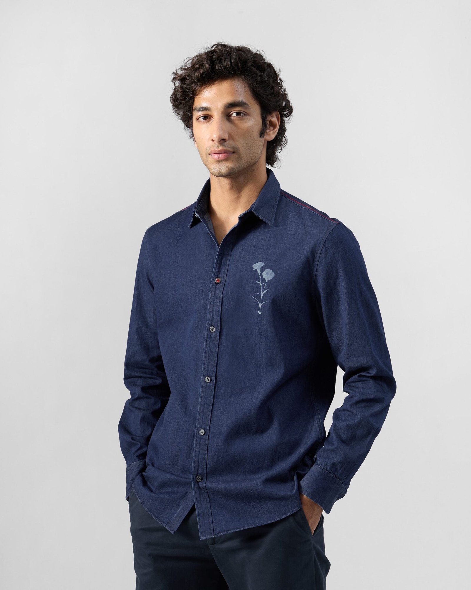 Classic Shirt - Cotton Denim Classic Fit - Image 8