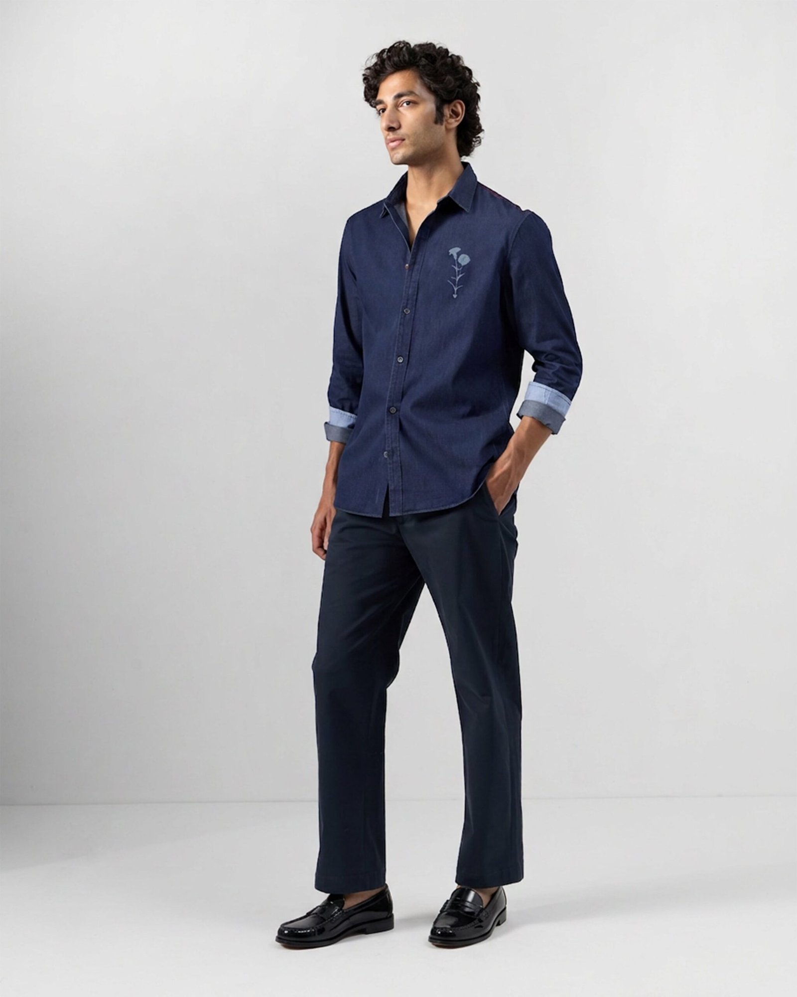 Classic Shirt - Cotton Denim Classic Fit - Image 9