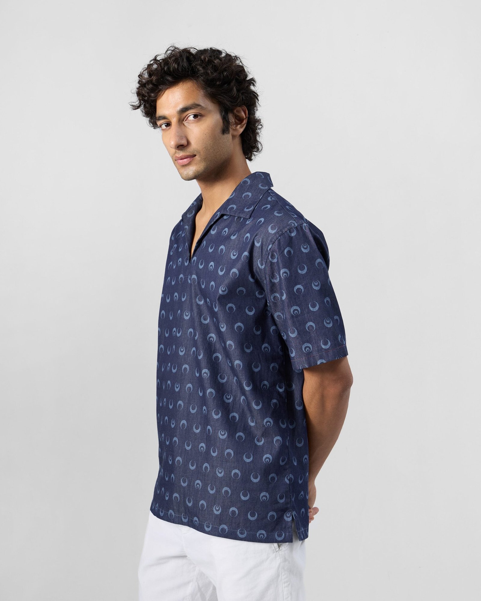 Yamuna Kurta Shirt - Cotton Denim Relaxed fit - Image 2