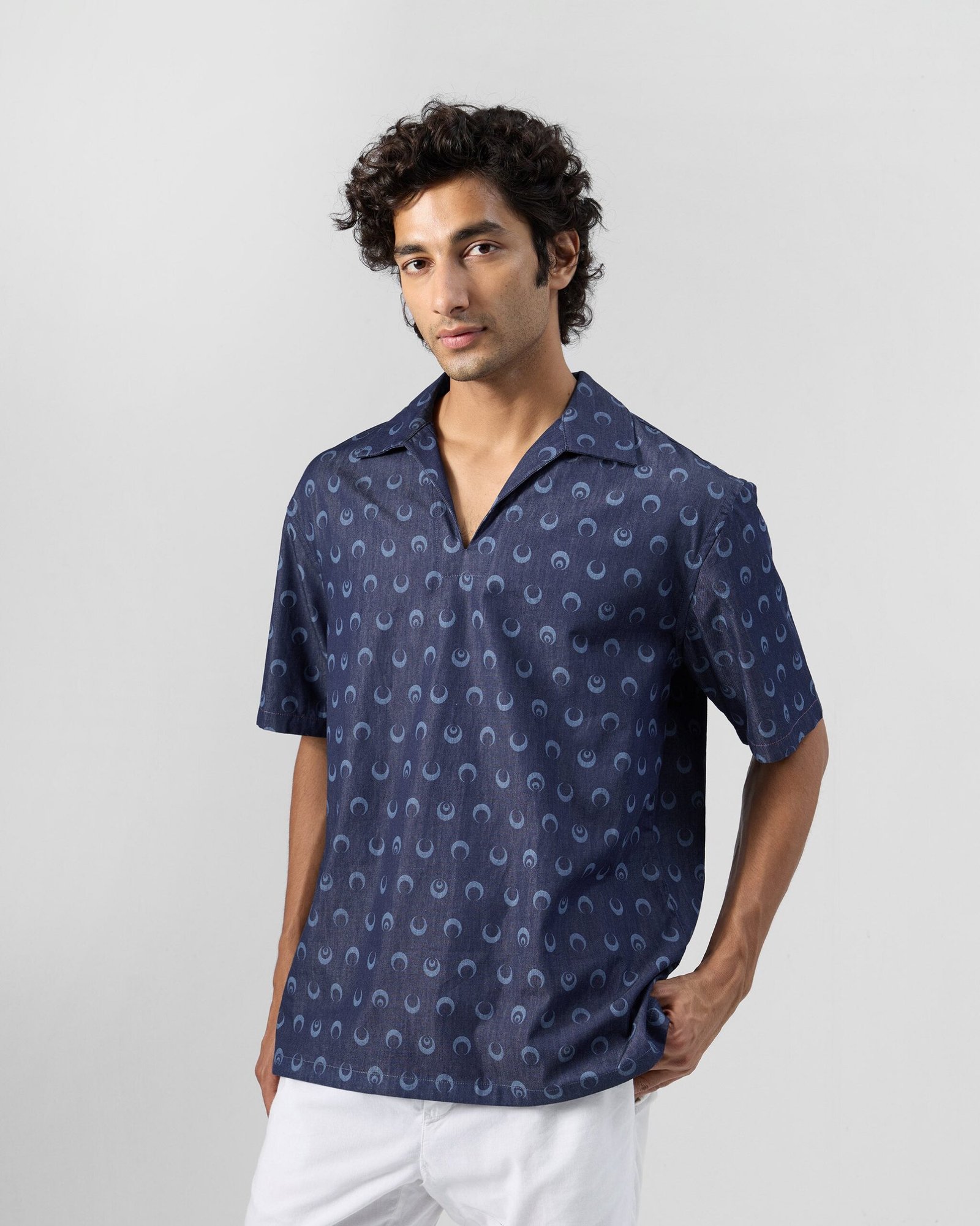 Yamuna Kurta Shirt - Cotton Denim Relaxed fit - Image 5