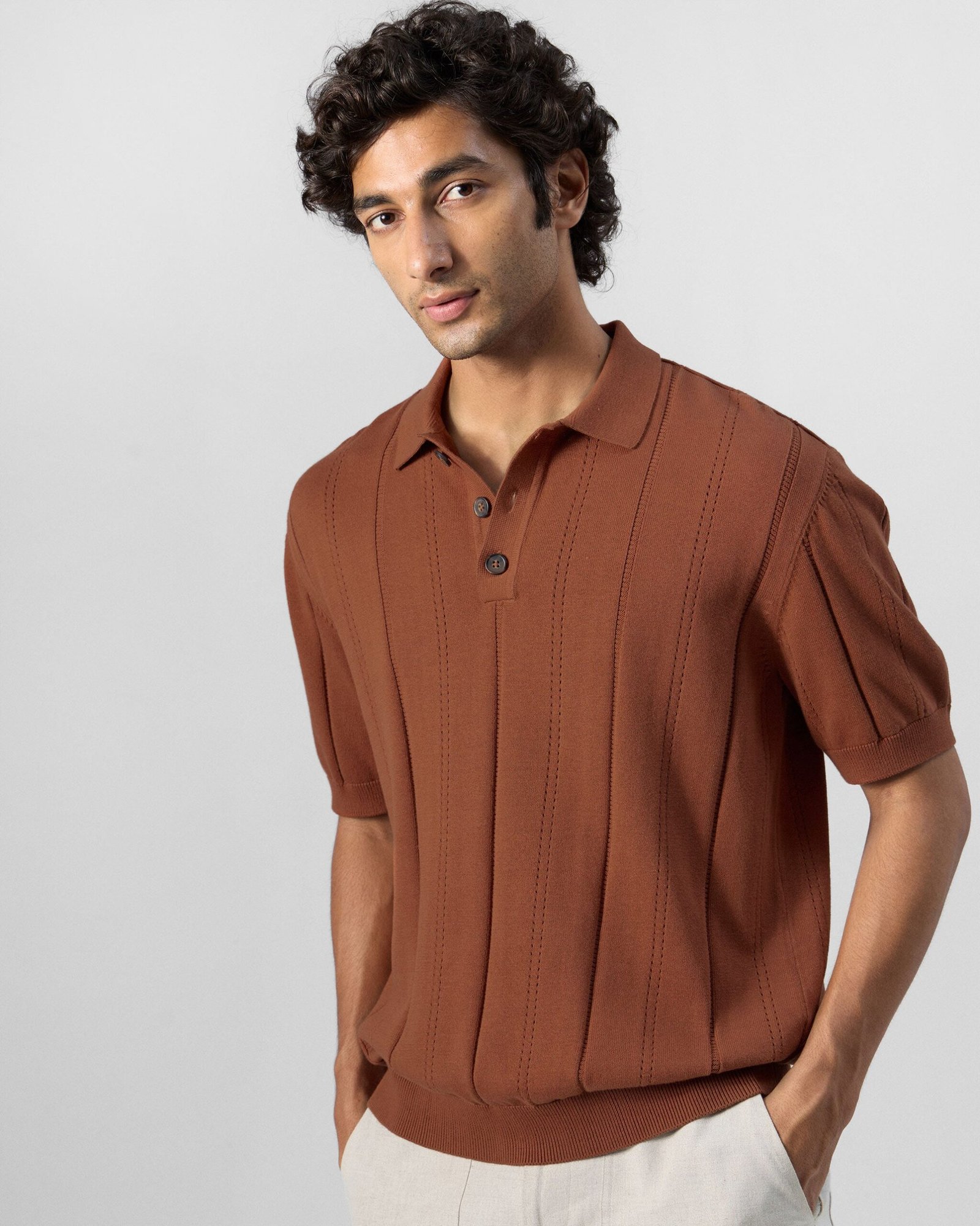 Abeer Polo T-Shirt - Cotton Knit Regular Fit