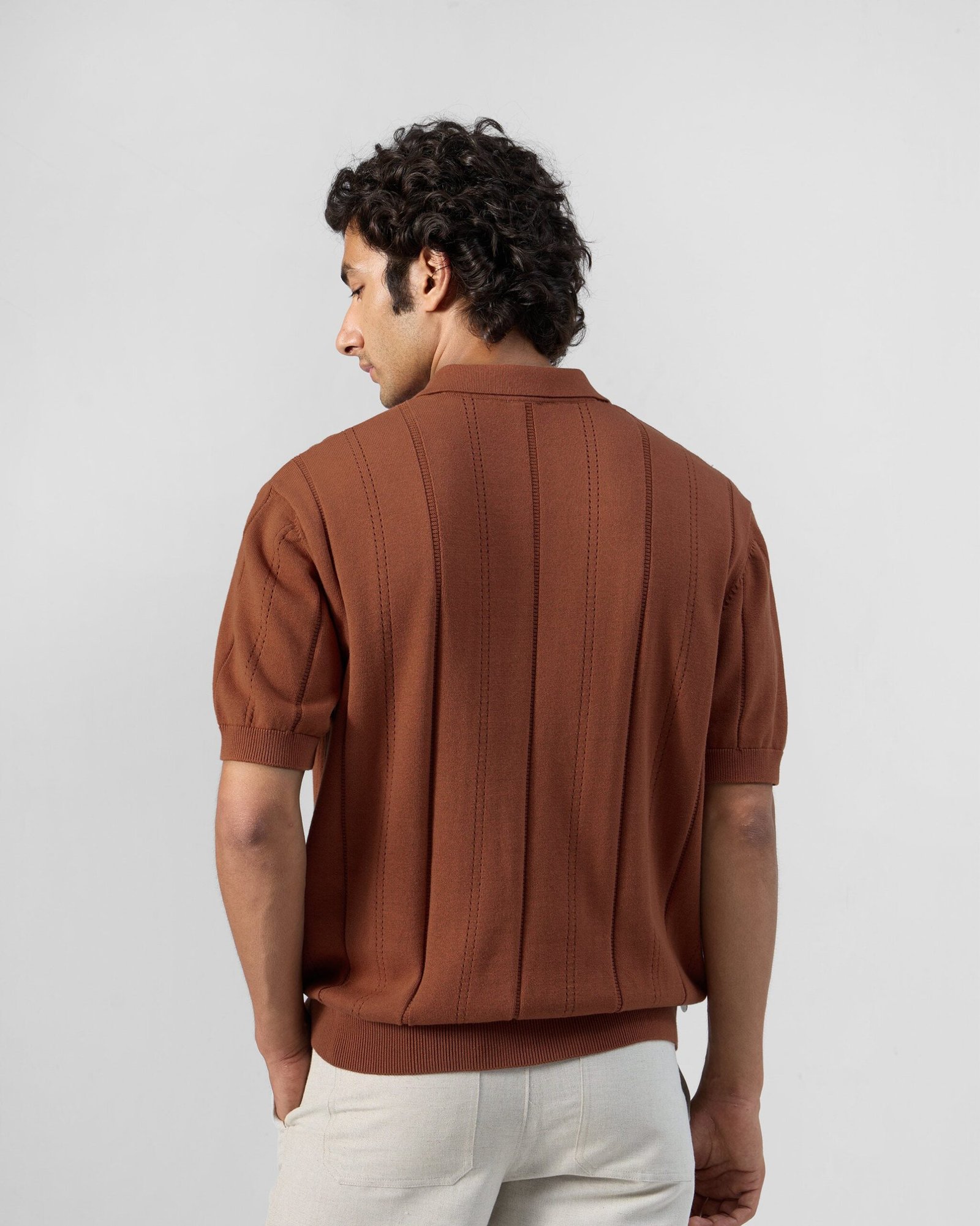 Abeer Polo T-Shirt - Cotton Knit Regular Fit - Image 3