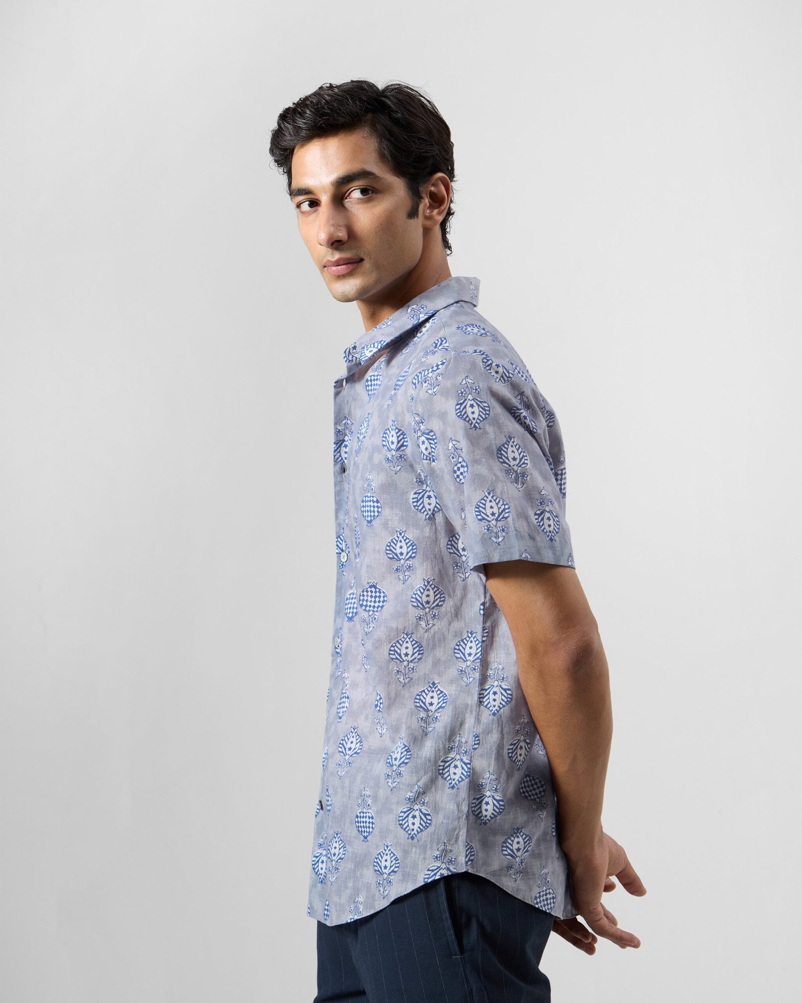 Ganga Shirt - Block-Printed Cotton - Image 2
