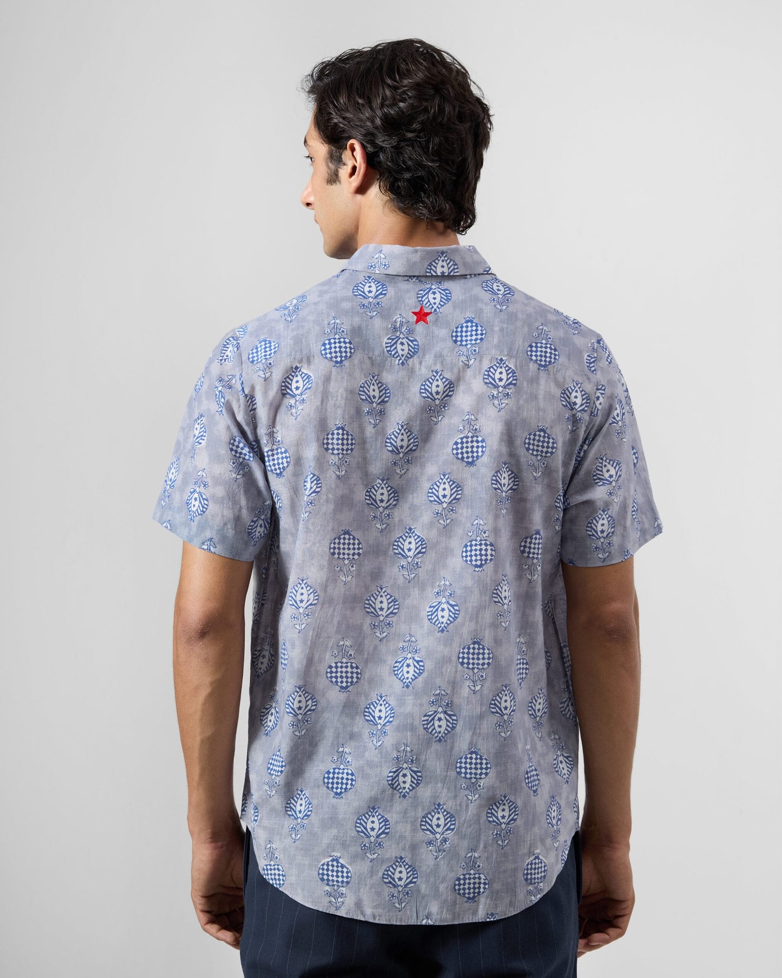 Ganga Shirt - Block-Printed Cotton - Image 3