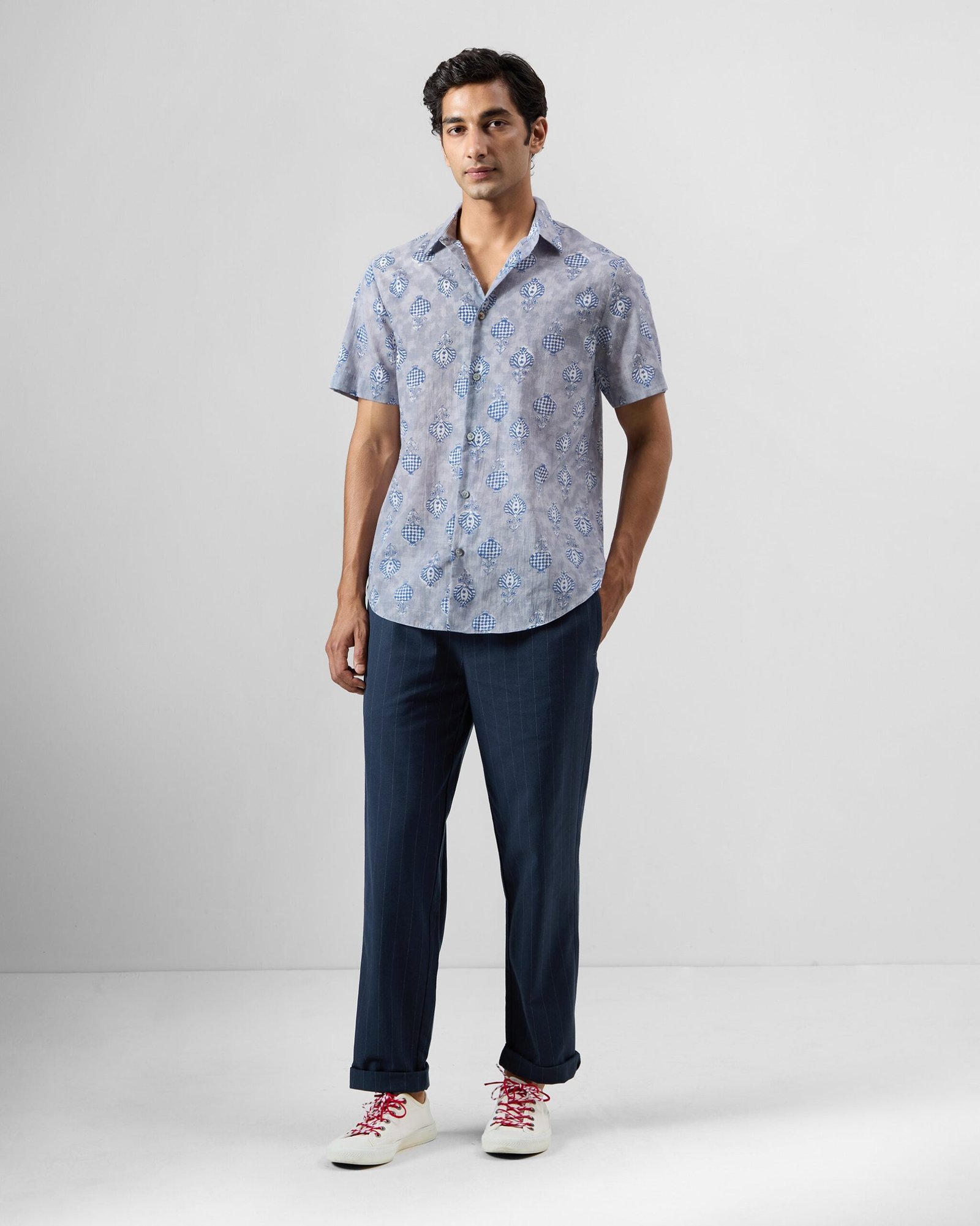 Ganga Shirt - Block-Printed Cotton - Image 6